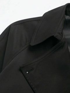 Trench coat met ceintuur en zakken