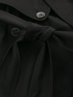 Trench coat met ceintuur en zakken