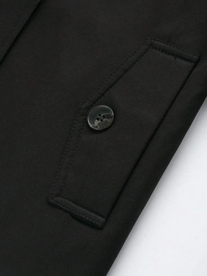 Trench coat met ceintuur en zakken