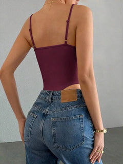 Bodysuit met spaghetti straps