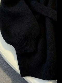 Oversized cardigan met riem