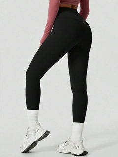 High waist slim fit leggings