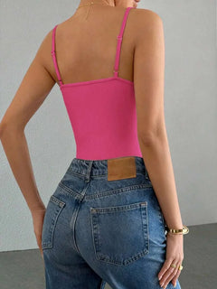 Bodysuit met spaghetti straps