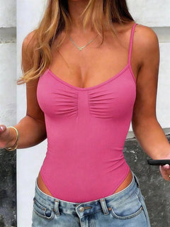Bodysuit met spaghetti straps