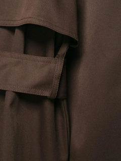 Trench coat met ceintuur en zakken
