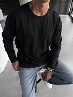 Longsleeve met ronde hals
