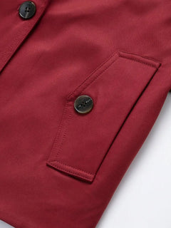 Trench coat met ceintuur en zakken