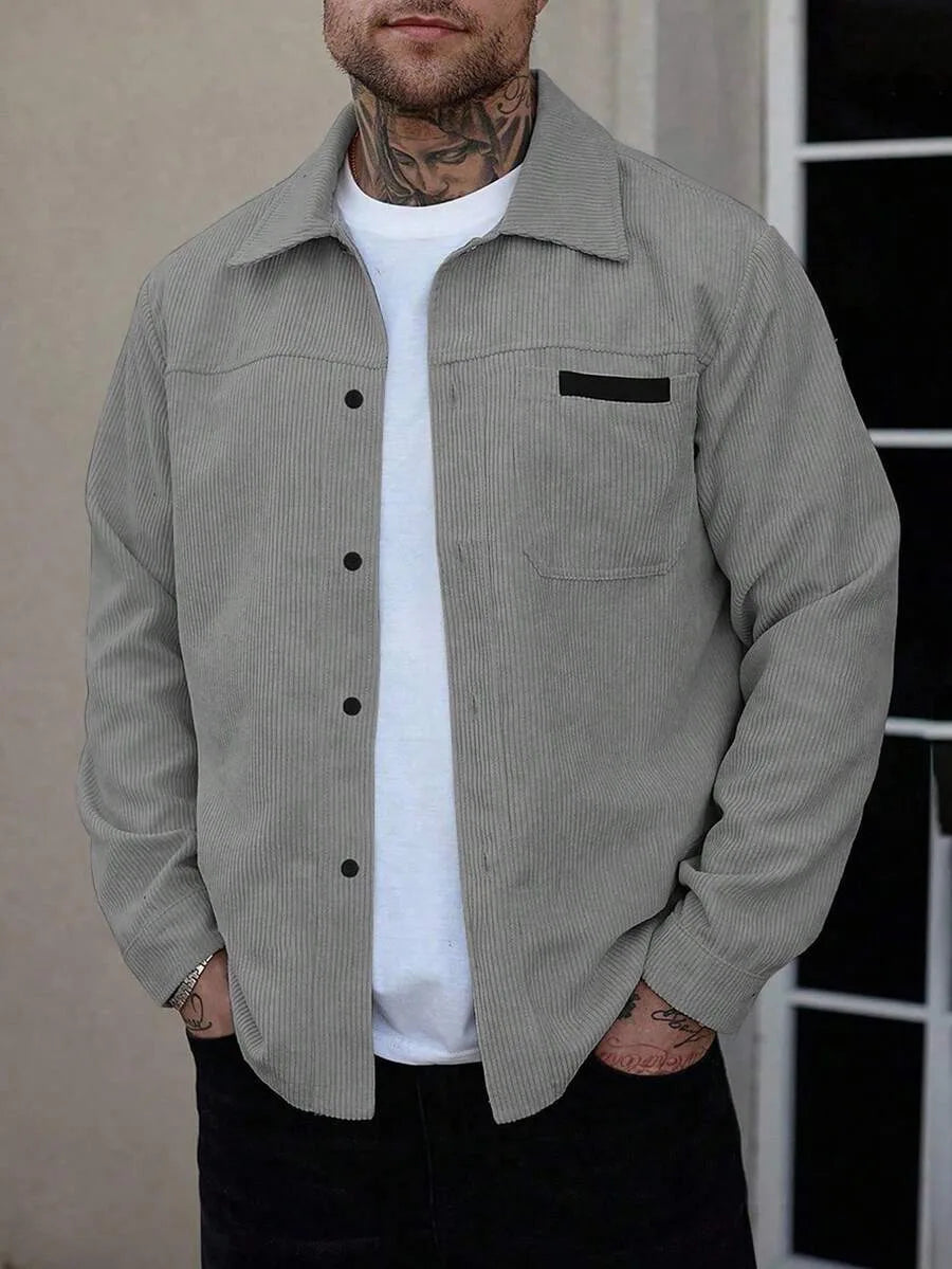 Overshirt met borstzak