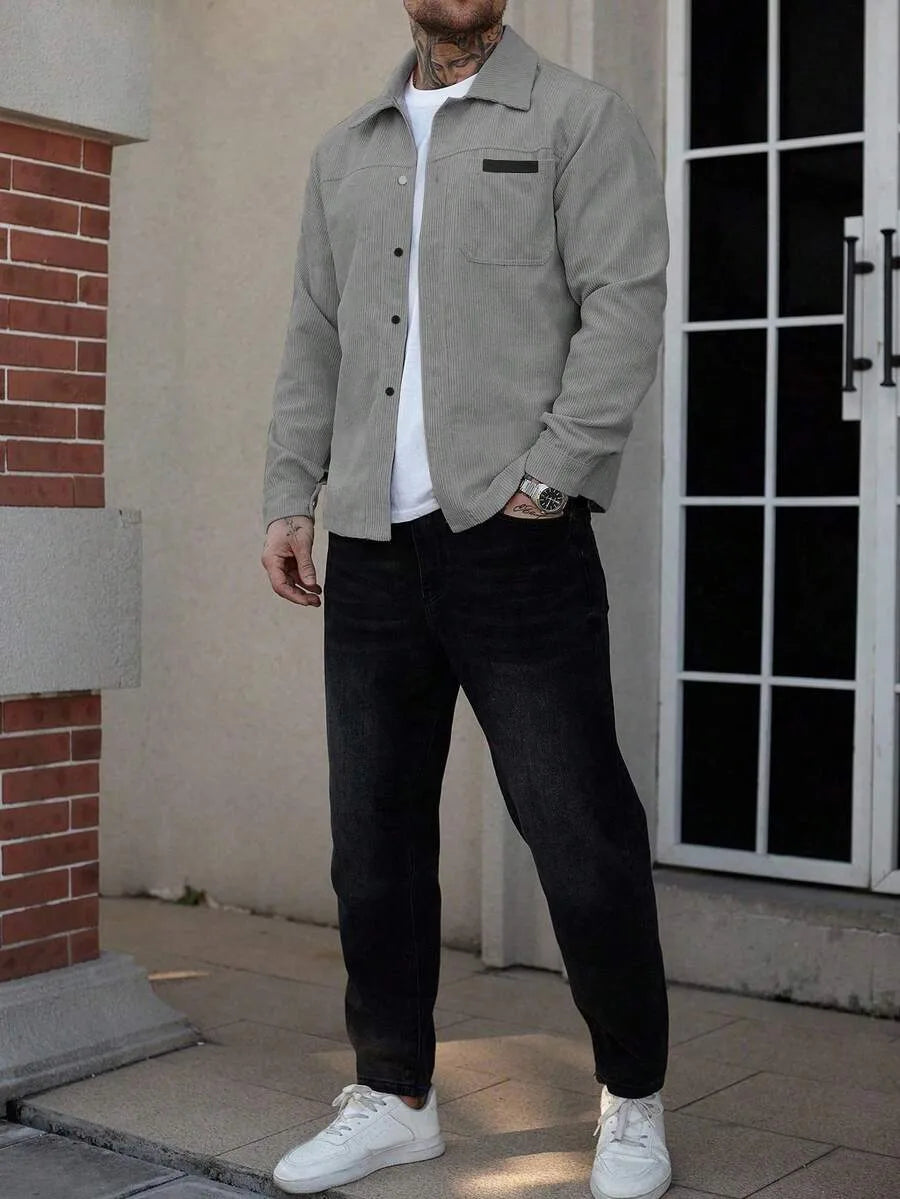 Overshirt met borstzak