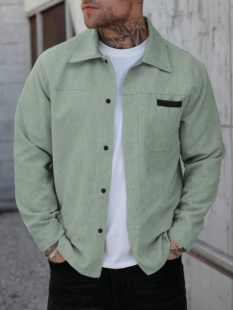 Overshirt met borstzak