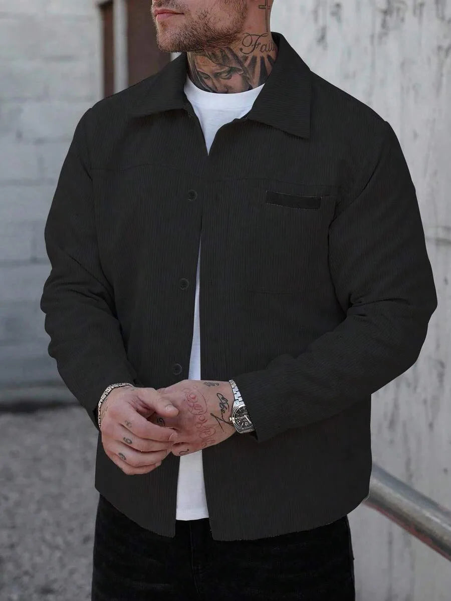 Overshirt met borstzak