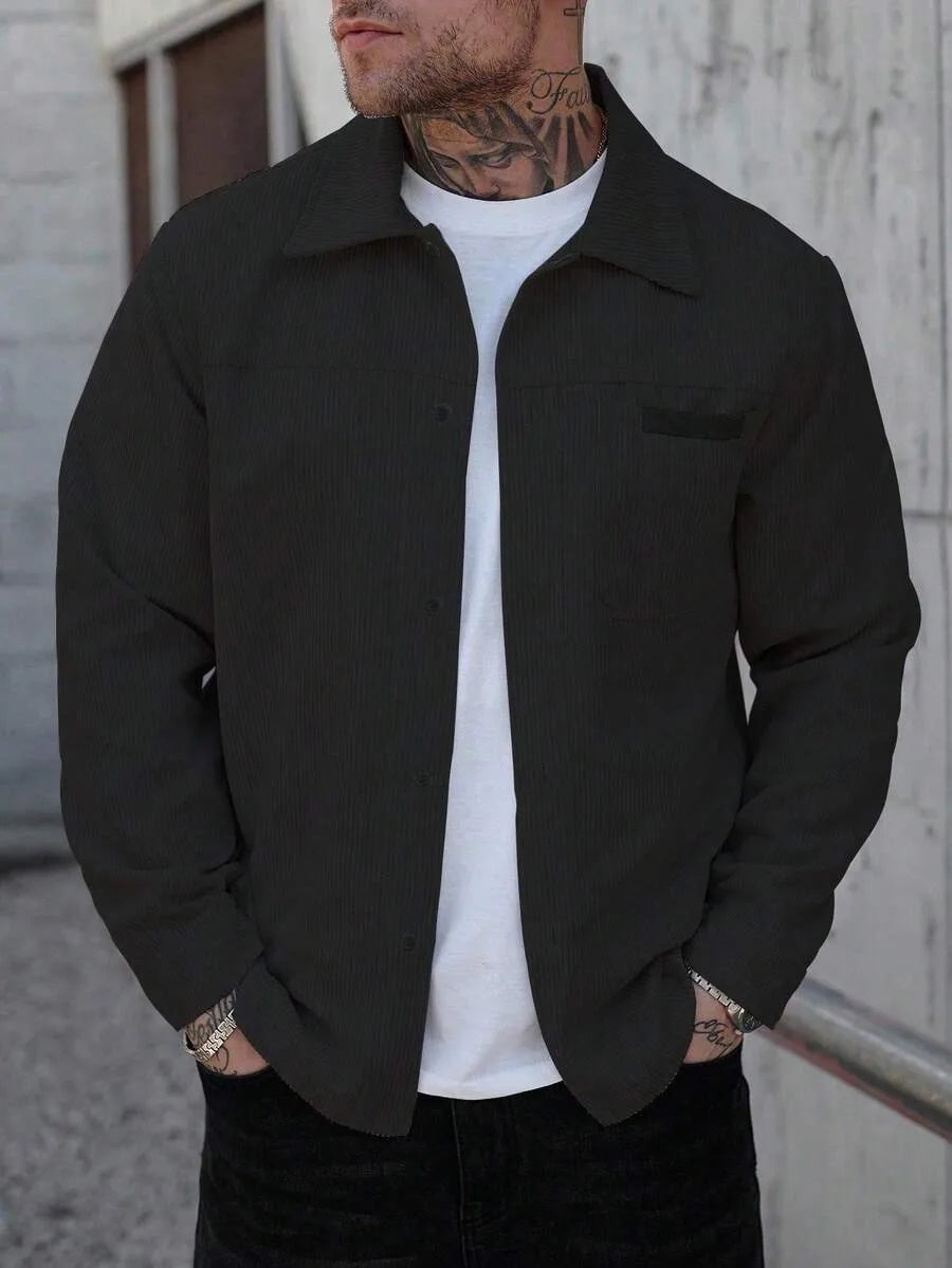 Overshirt met borstzak