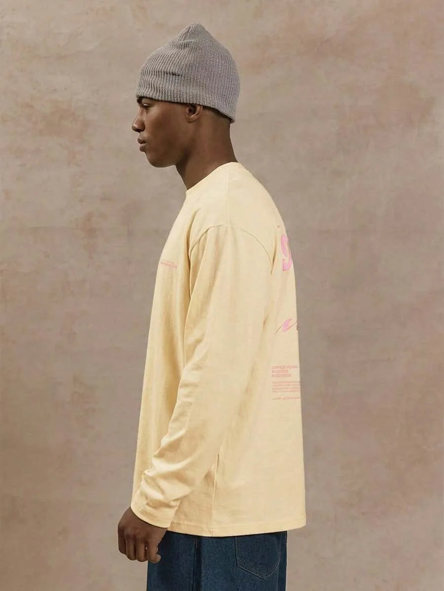 Oversized longsleeve met graphic print