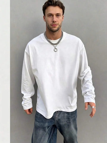 Longsleeve met ronde hals