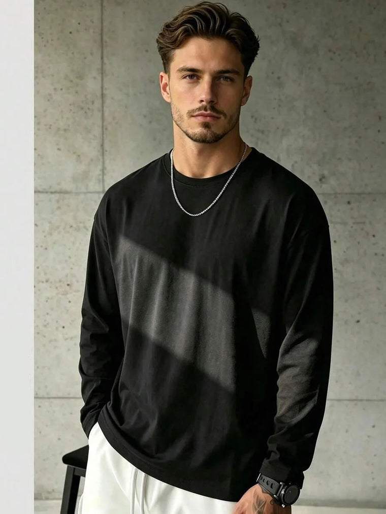 Longsleeve met ronde hals