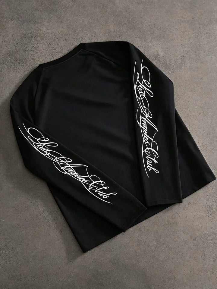Longsleeve met handgeschreven print