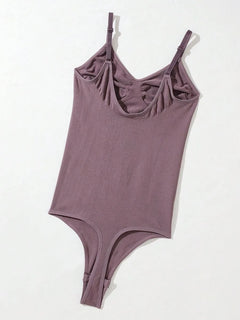 Bodysuit met V-hals en Spaghetti Bandjes