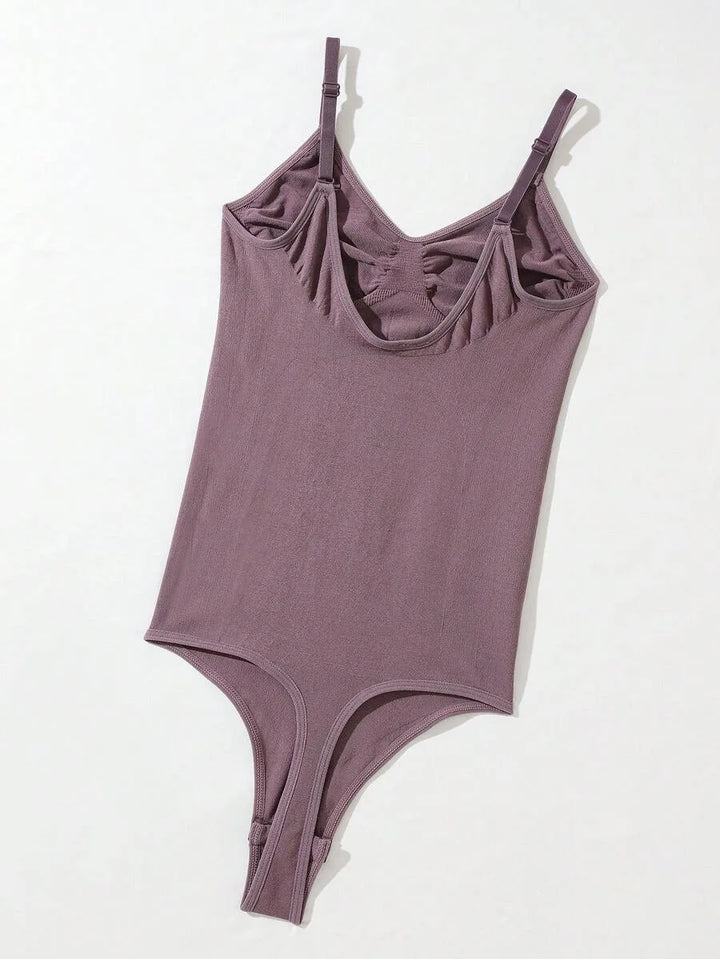 Bodysuit met V-hals en Spaghetti Bandjes