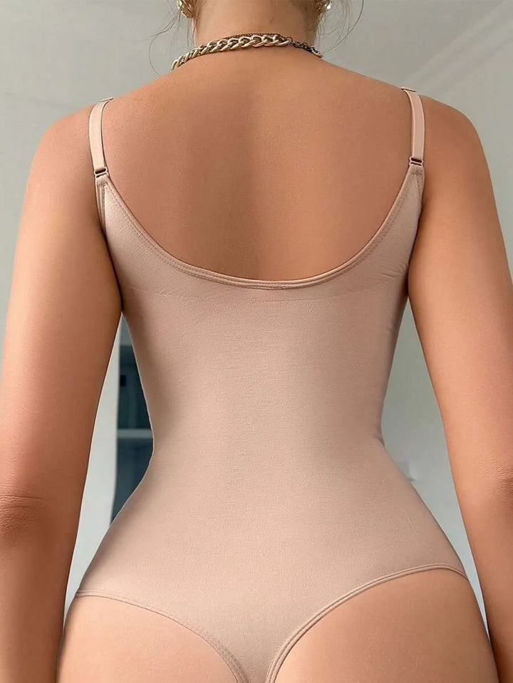 Bodysuit met V-hals en Spaghetti Bandjes