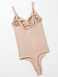 Bodysuit met V-hals en Spaghetti Bandjes