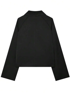 Jacket met knopen en ruit