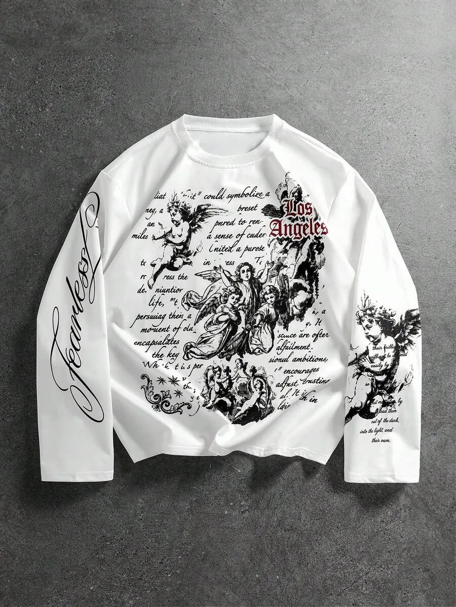 Longsleeve met graphic print