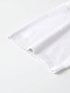 Knit polo shirt met half-zip
