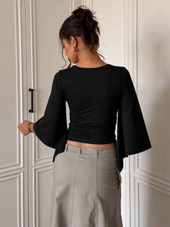 Slim fit crop top