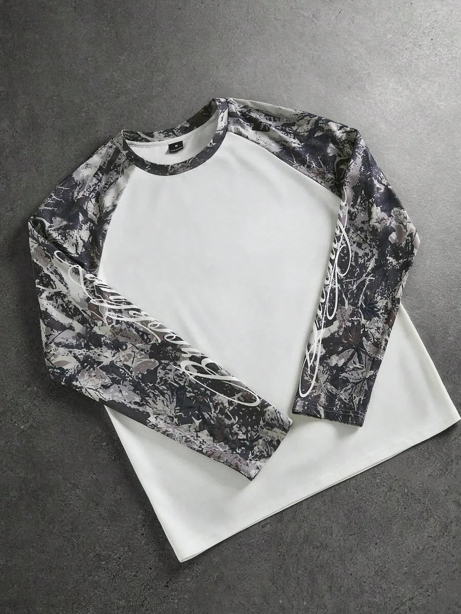 Longsleeve met raglan mouwen