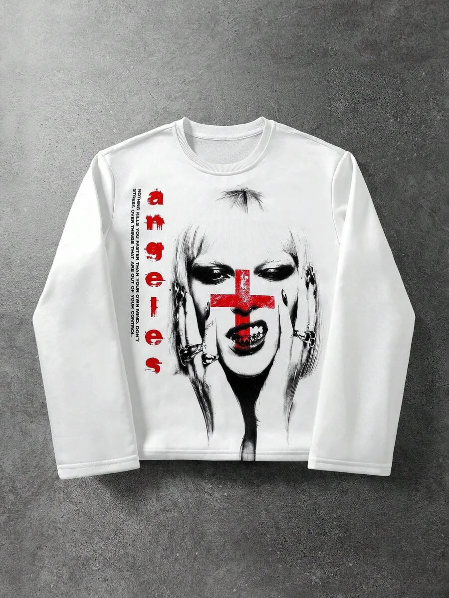 Longsleeve met graphic print