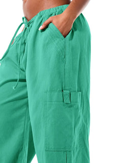 Wide leg cargo pants