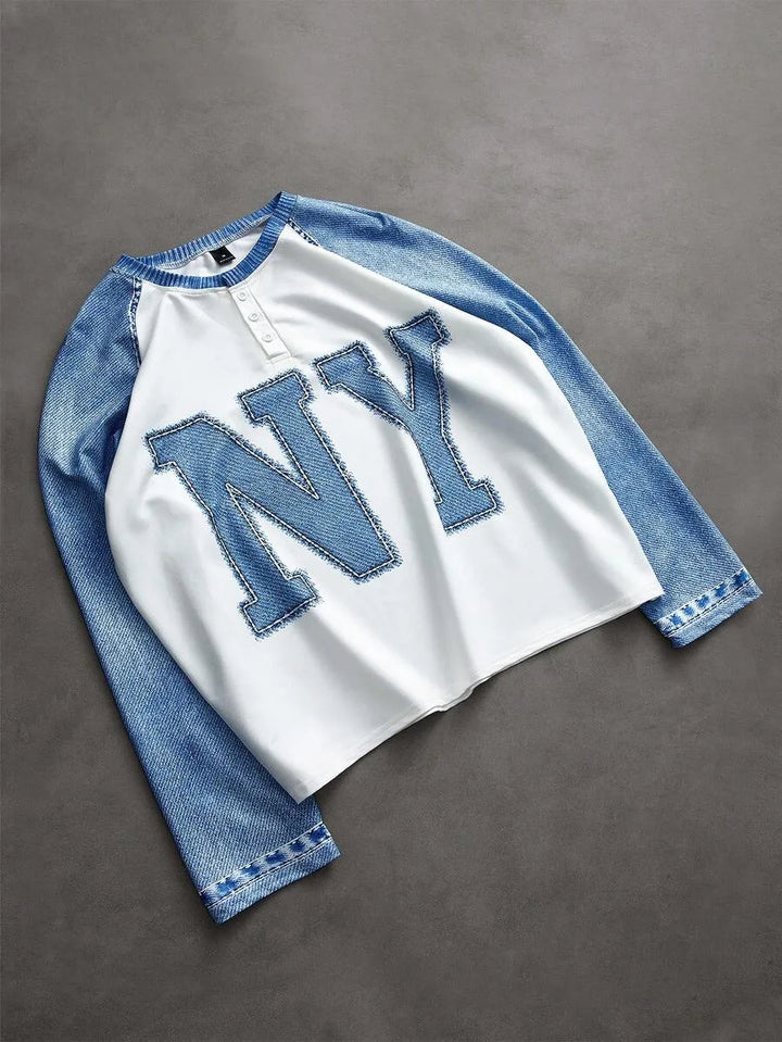 Longsleeve met raglan mouwen