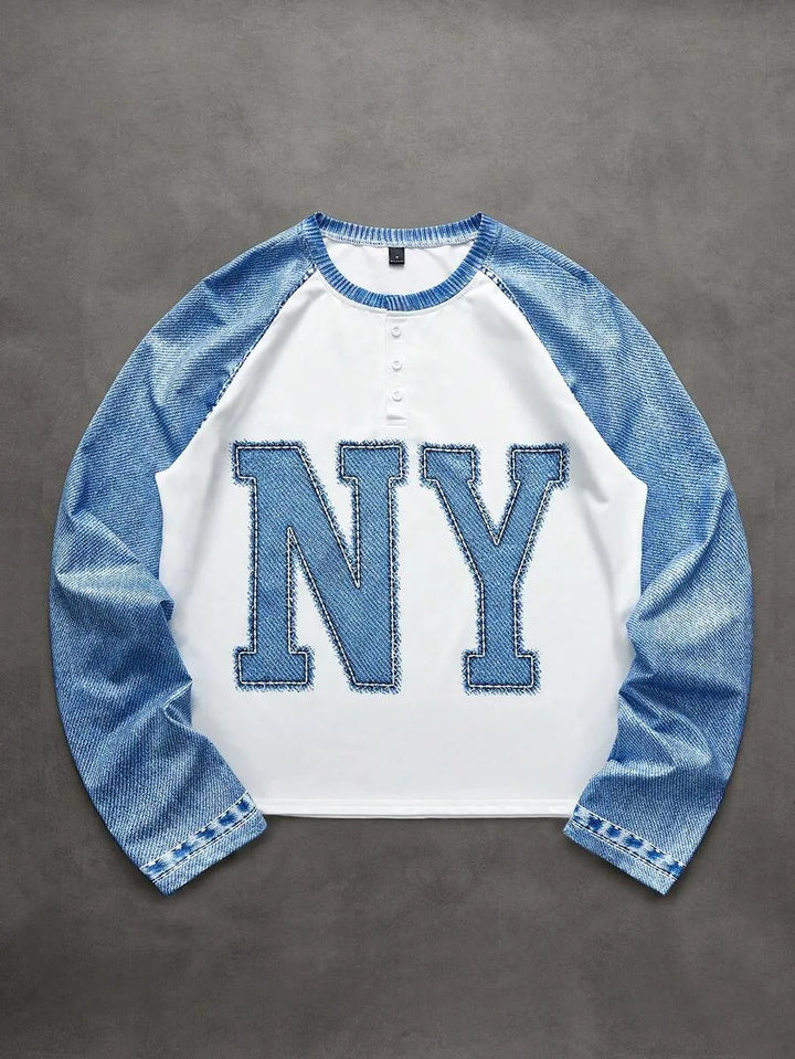 Longsleeve met raglan mouwen