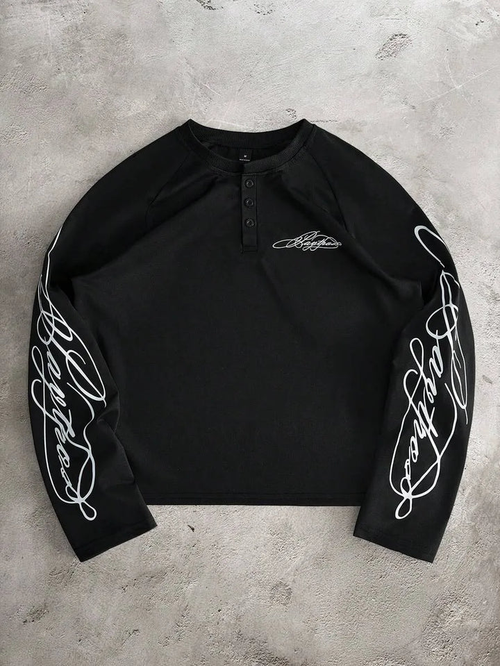 Longsleeve met raglan mouwen