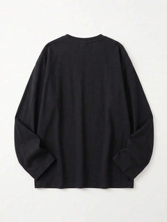 Oversized T-shirt met lange mouwen