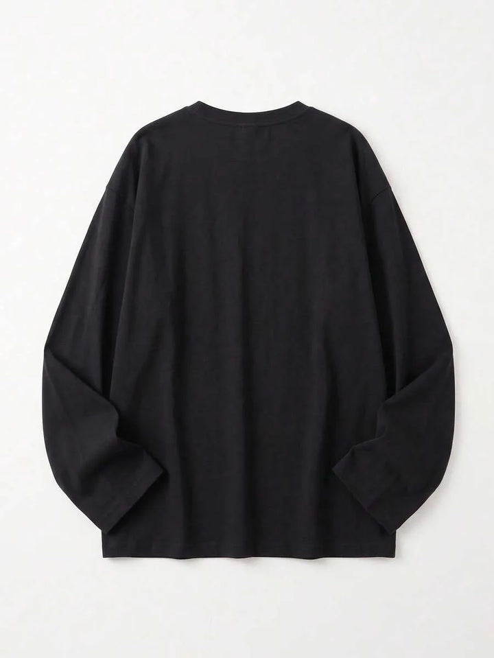 Oversized T-shirt met lange mouwen