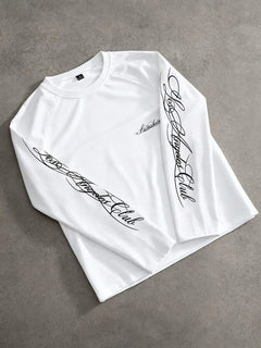 Longsleeve met handgeschreven print