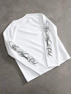 Longsleeve met handgeschreven print