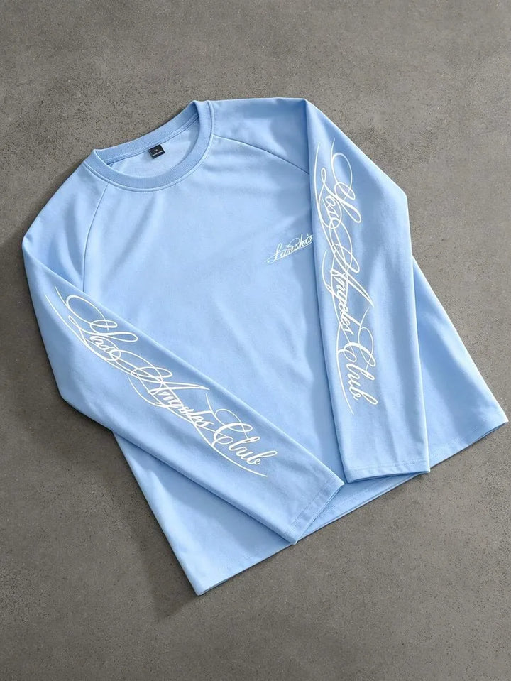 Longsleeve met handgeschreven print