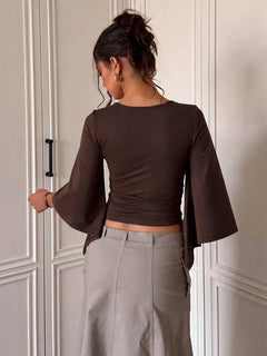 Slim fit crop top