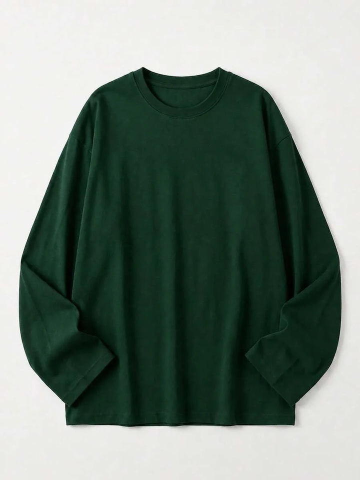 Oversized T-shirt met lange mouwen
