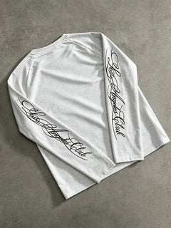 Longsleeve met handgeschreven print