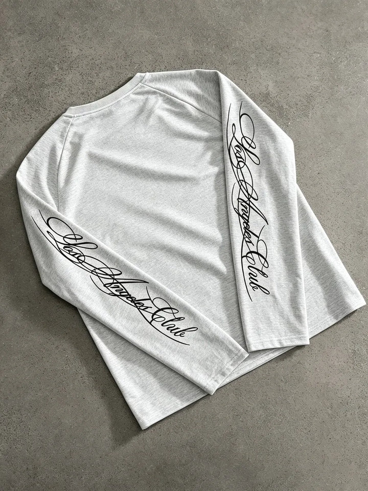 Longsleeve met handgeschreven print