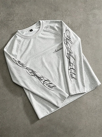 Longsleeve met handgeschreven print