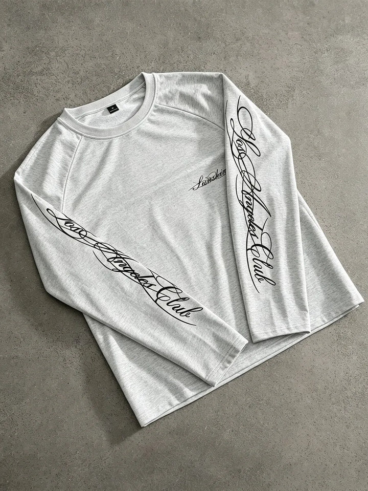 Longsleeve met handgeschreven print