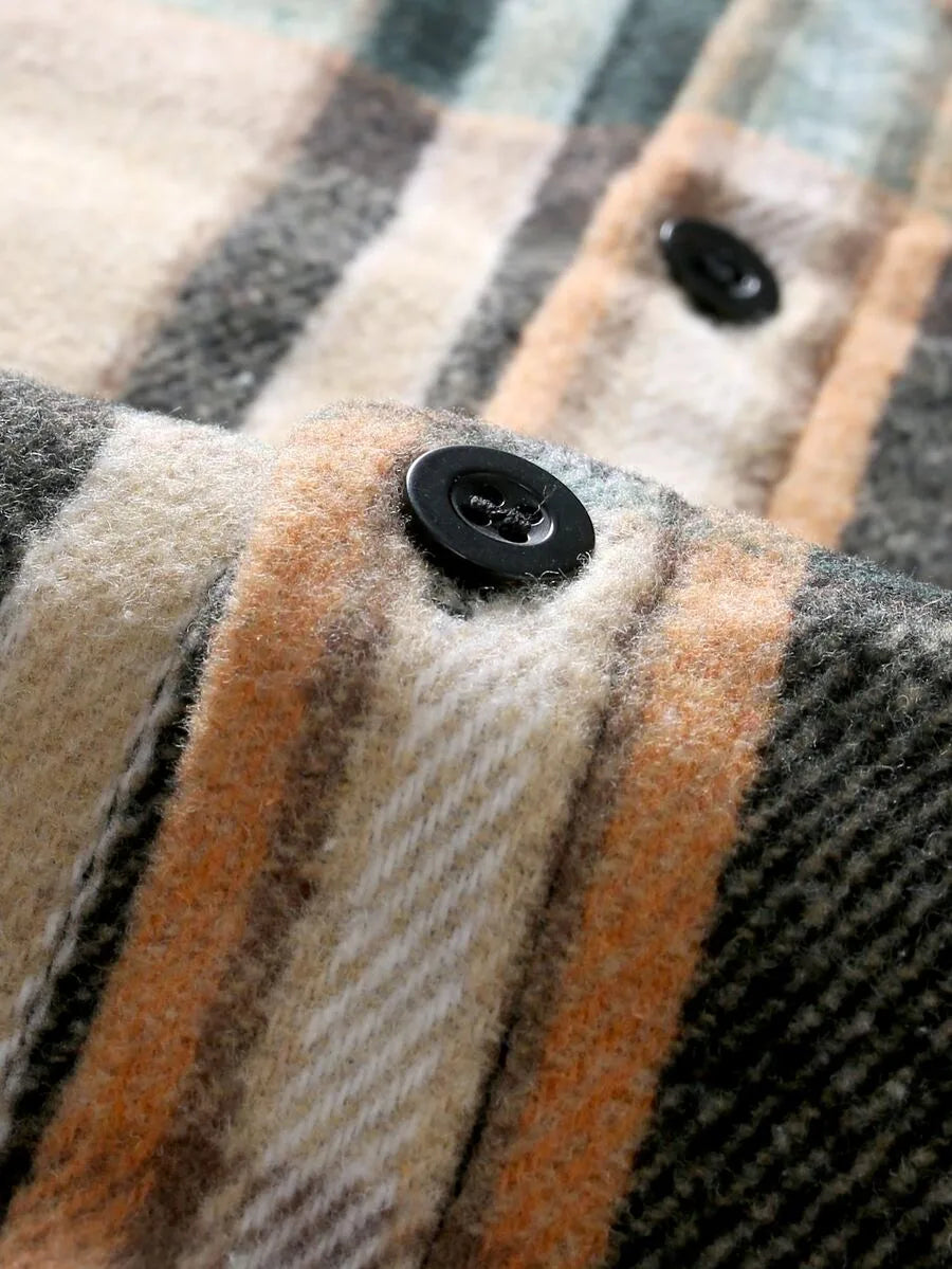 Overshirt met plaid patroon