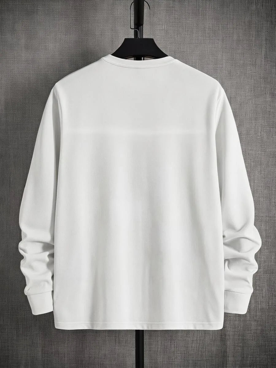 Longsleeve met text print