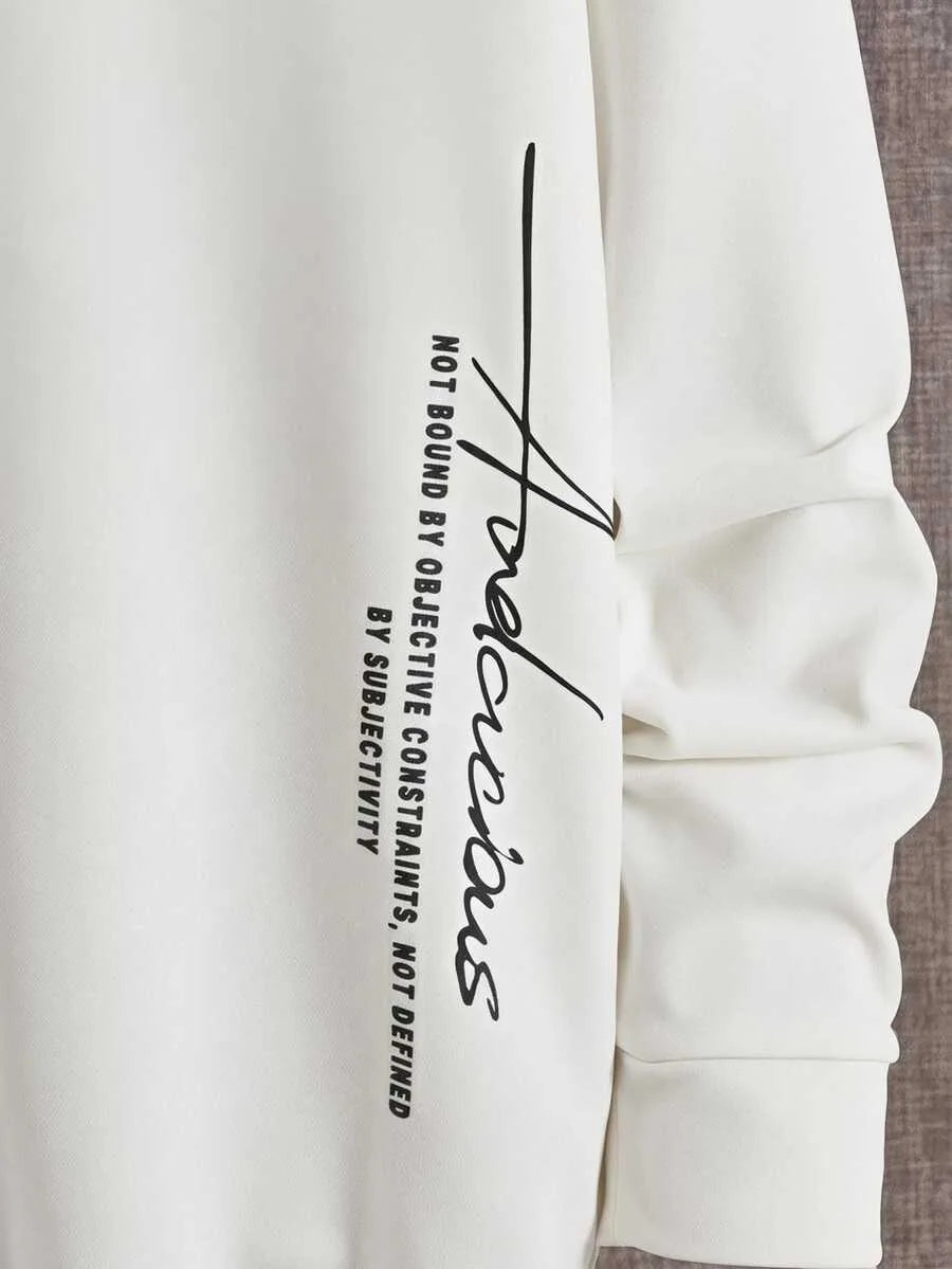 Longsleeve met text print
