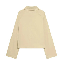 Jacket met knopen en ruit