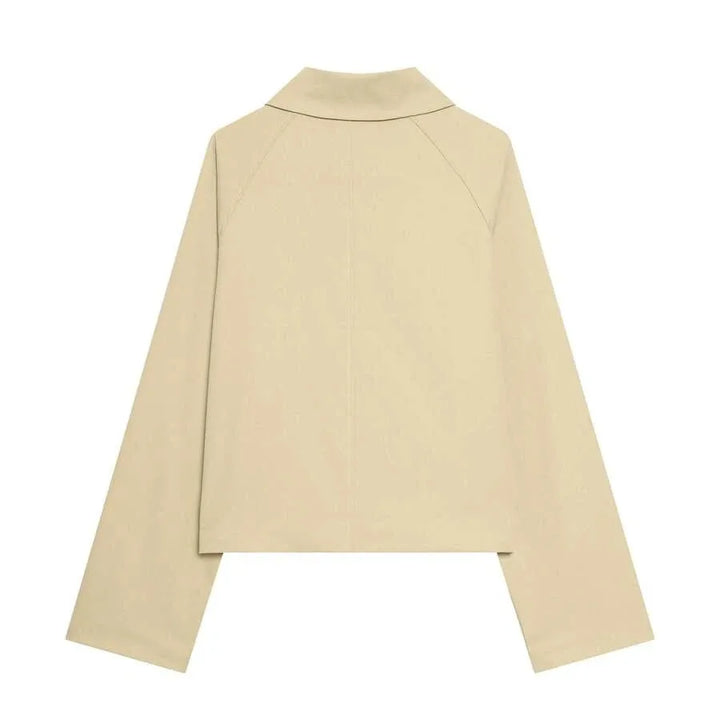 Jacket met knopen en ruit